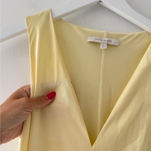 FAVORITE DAUGHTER Column Dress in Yellow XS - Picture 6 of 7